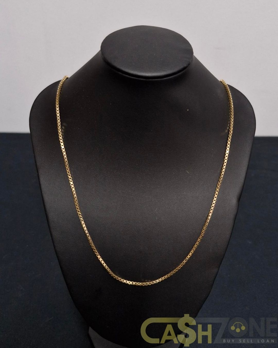 Ladies 14ct Yellow Gold Box Chain 60cm Necklace