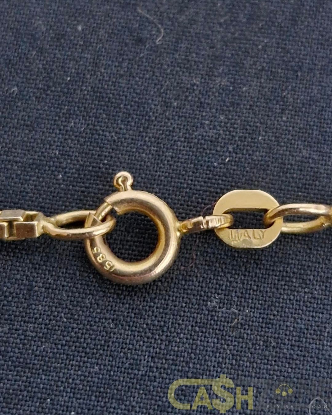 Ladies 14ct Yellow Gold Box Chain 60cm Necklace