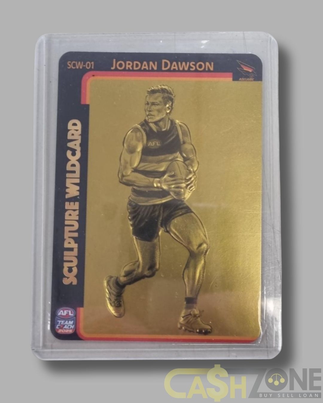 AFL Team Coach 2025 Jordan Dawson Sculpture Wildcard Gold SW-01