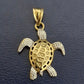 9ct Yellow Gold Turtle Pendant