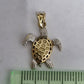 9ct Yellow Gold Turtle Pendant