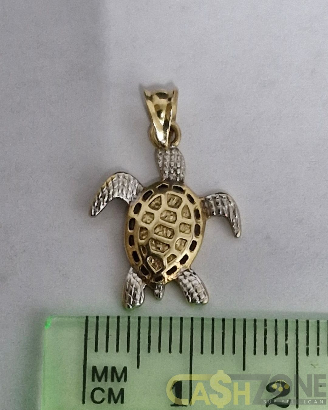 9ct Yellow Gold Turtle Pendant