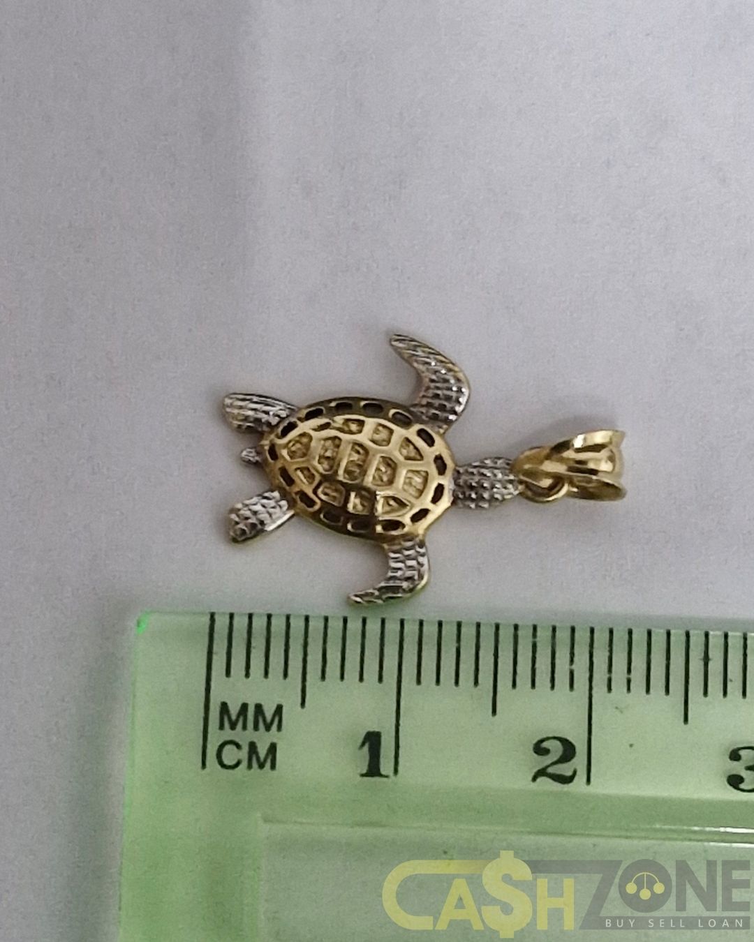9ct Yellow Gold Turtle Pendant