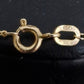 Unisex 9ct Yellow Gold Figaro Chain W/Cross 9ct Pendant