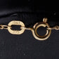 Unisex 9ct Yellow Gold Figaro Chain W/Cross 9ct Pendant