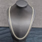 Mens 925 Silver Curb Link 57cm Chain