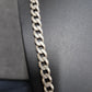 Mens 925 Silver Curb Link 57cm Chain