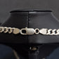 Mens 925 Silver Curb Link 57cm Chain