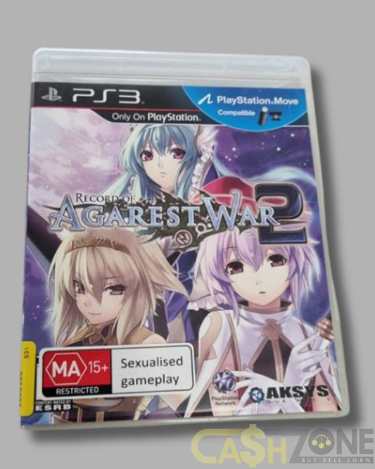 Record of Agarest War 2 PS3 Game