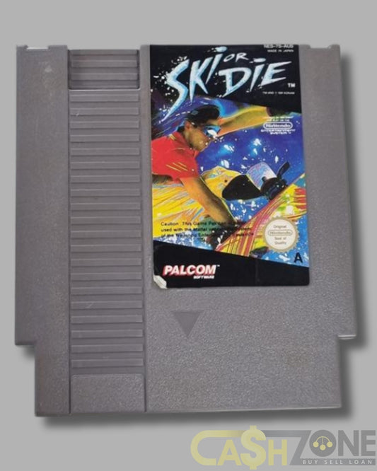 Ski Or Die NES Game PAL