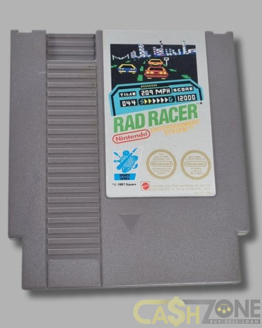 Rad Racer NES Game PAL