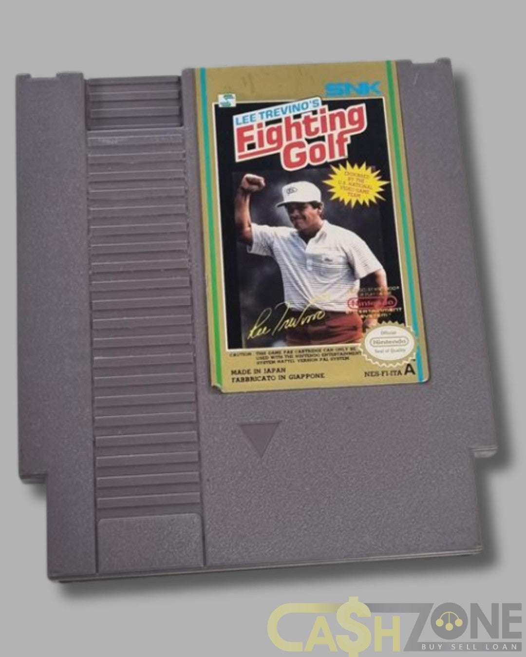 Lee Trevino's Fighting Golf NES Game PAL