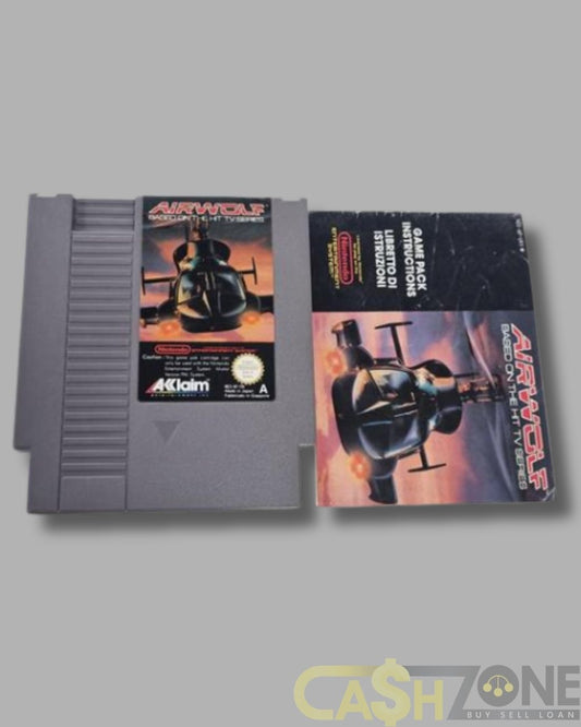 Airwolf NES Game PAL