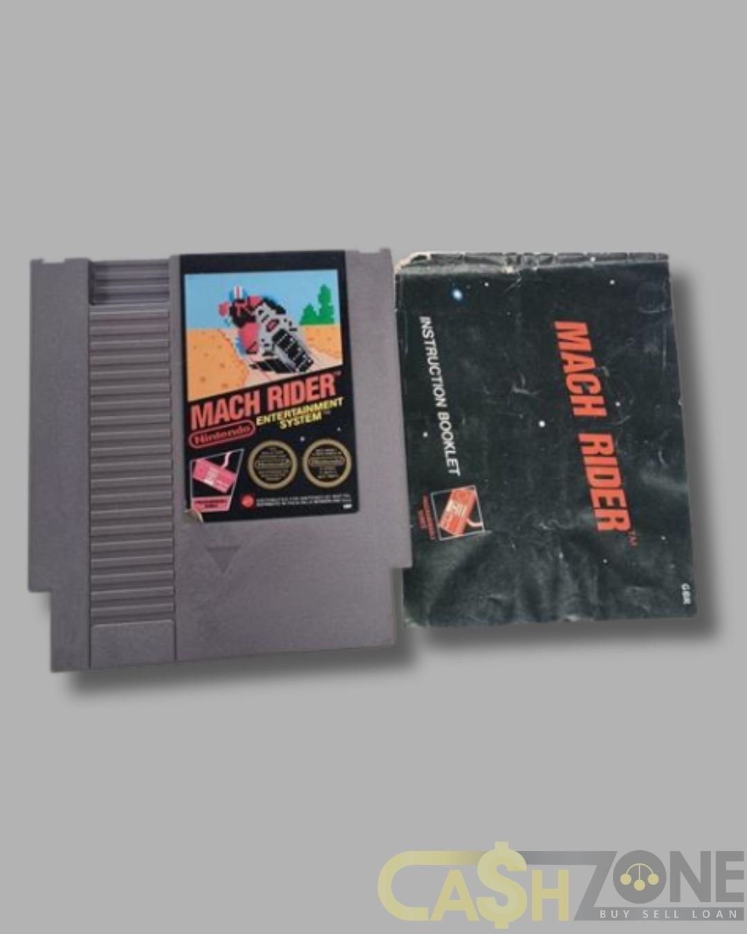Mach Rider NES Game PAL