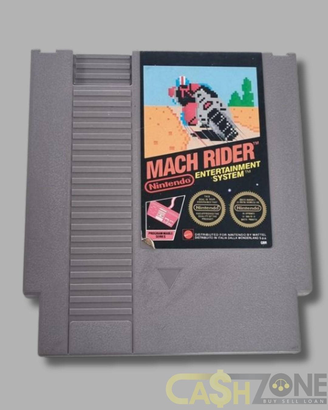 Mach Rider NES Game PAL