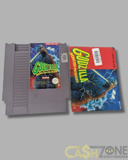 Godzilla: Monster Of Monsters NES Game PAL