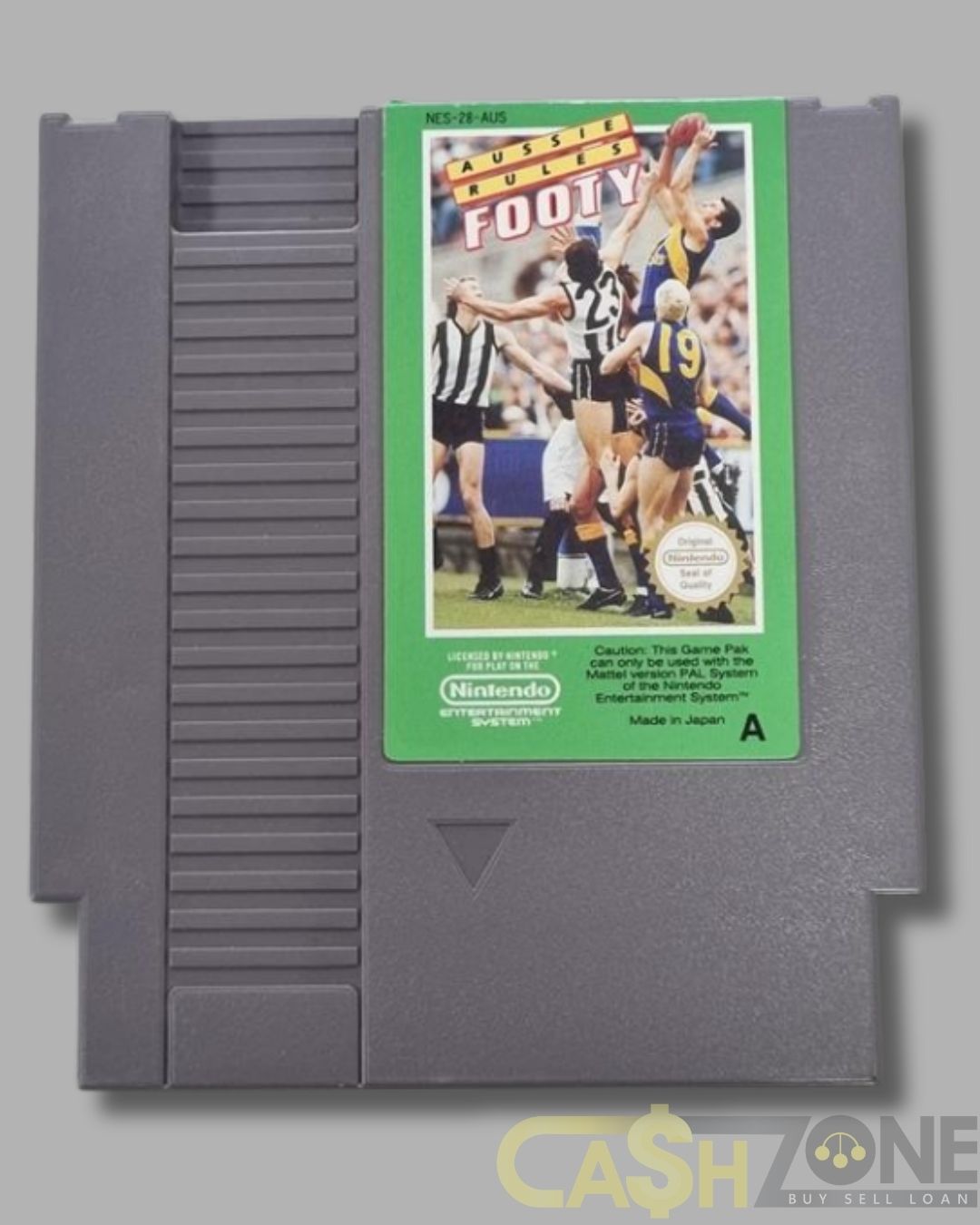 Aussie Rules Footy NES Game PAL