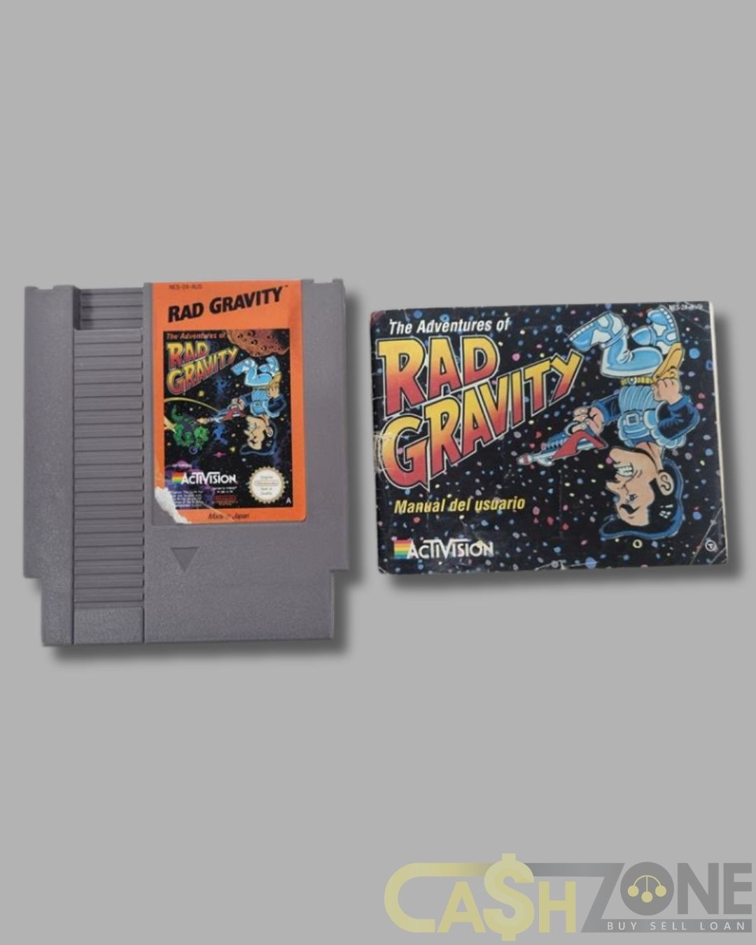 Rad Gravity NES Game PAL