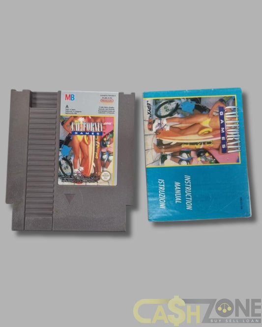 California Games NES Game PAL