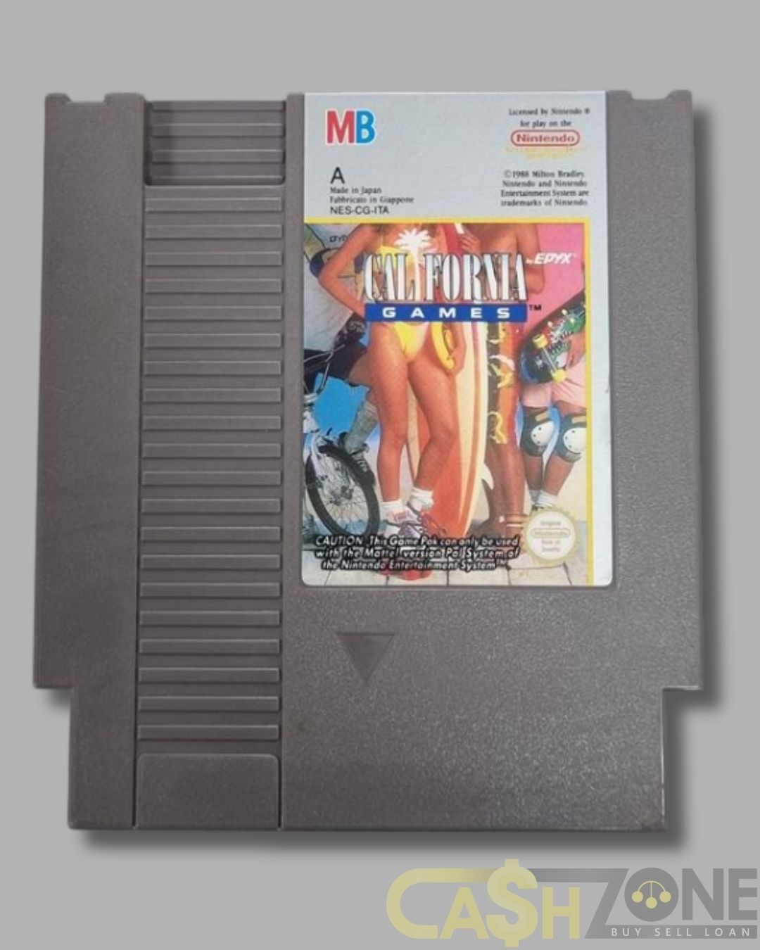 California Games NES Game PAL