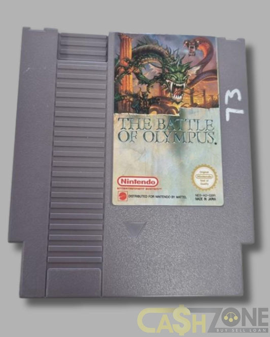The Battle Of Olympus NES Game PAL