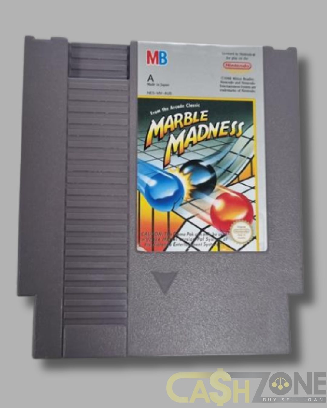 Marble Madness NES Game PAL