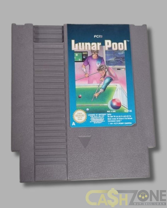 Lunar Pool NES Game PAL