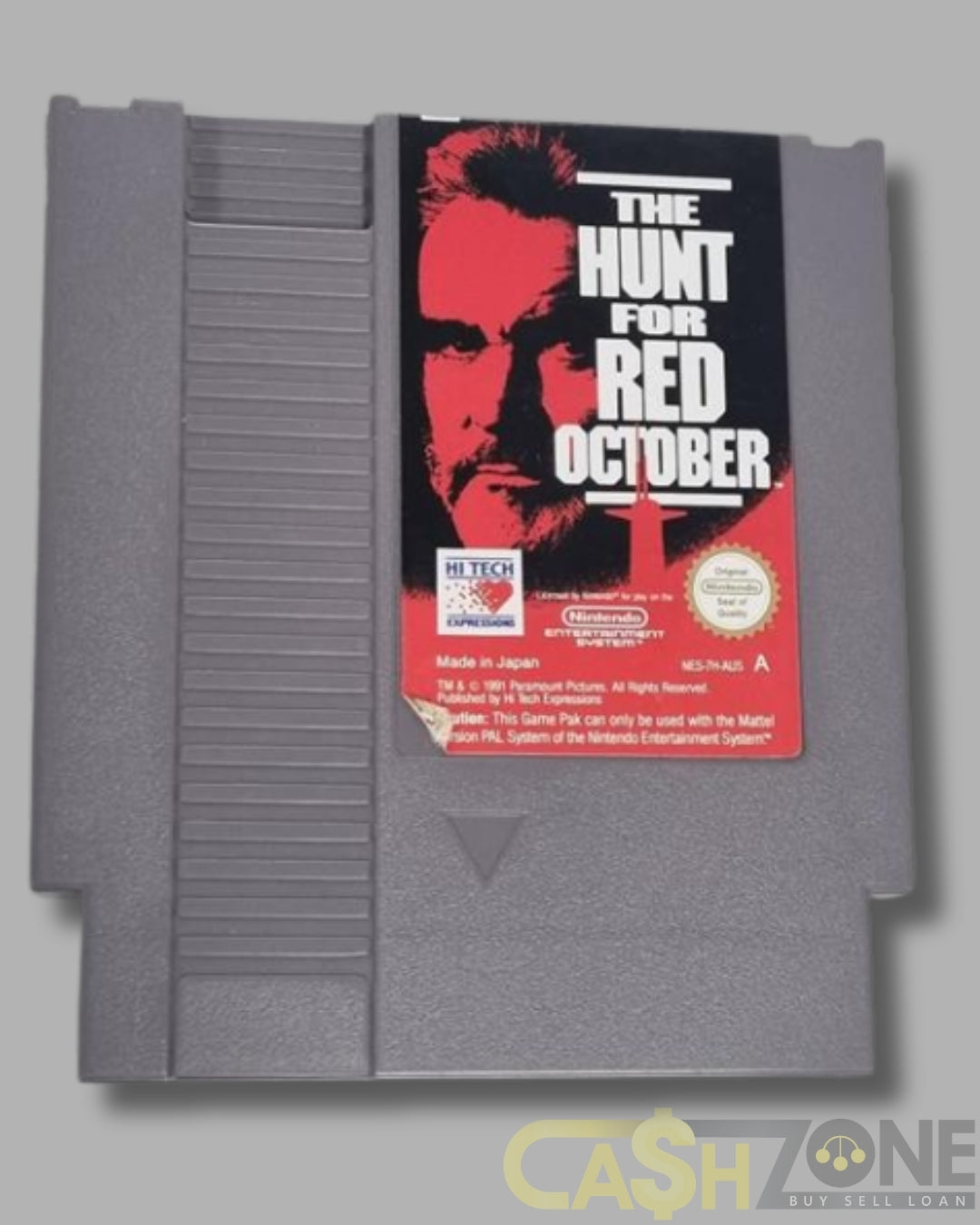 The Hunt For Red October NES Game PAL