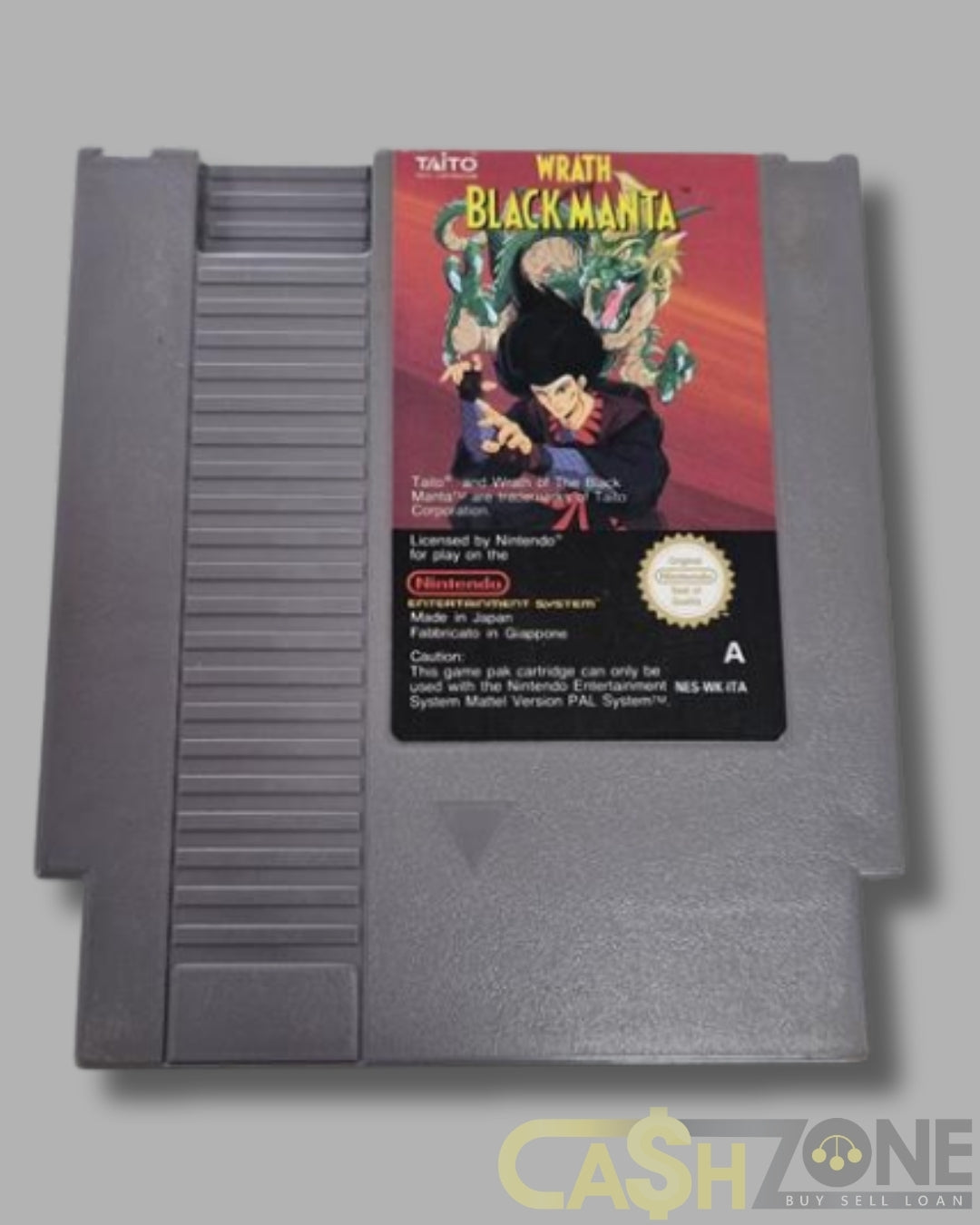 Wrath Of The Black Manta NES Game PAL