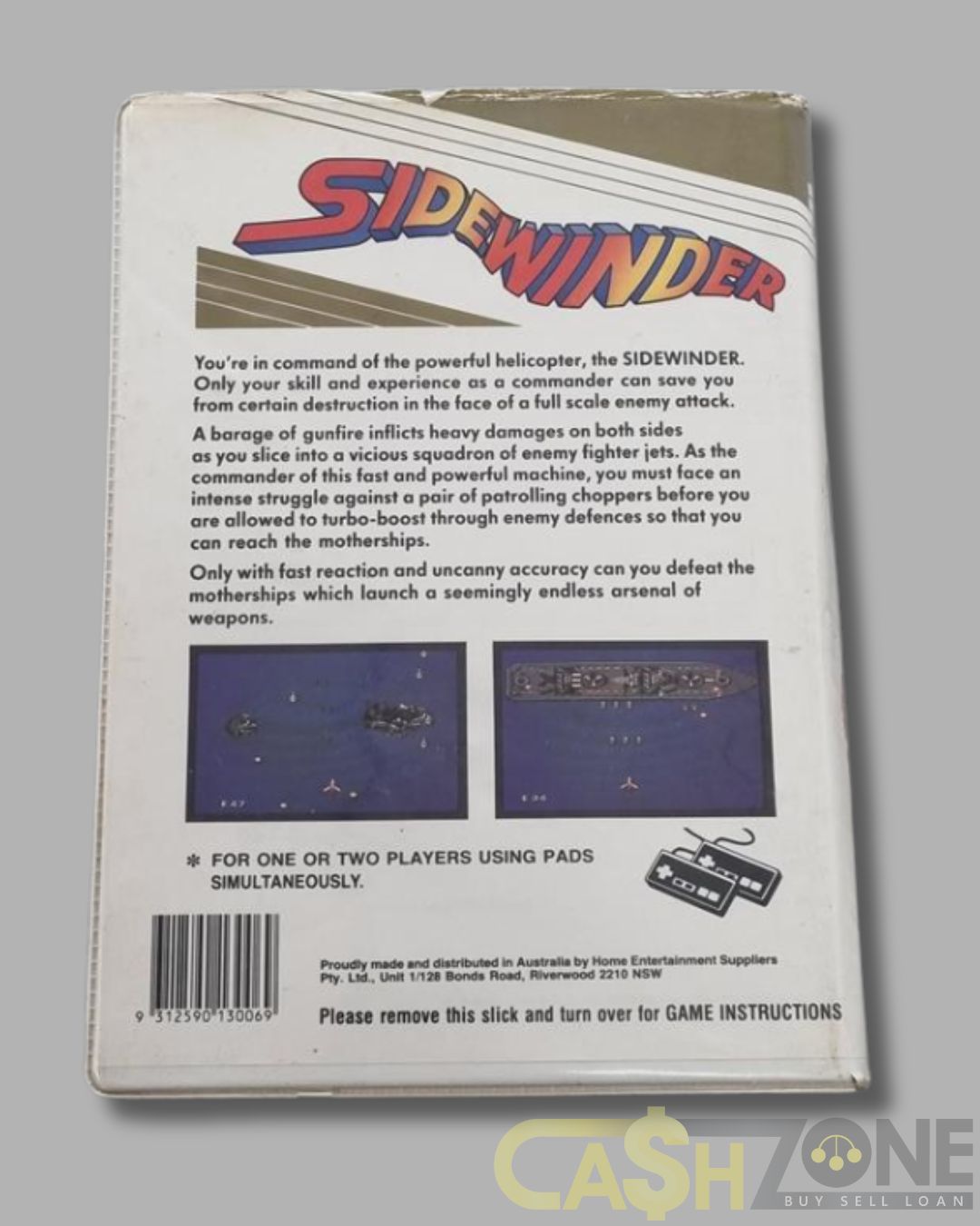 Sidewinder HES NES Game PAL