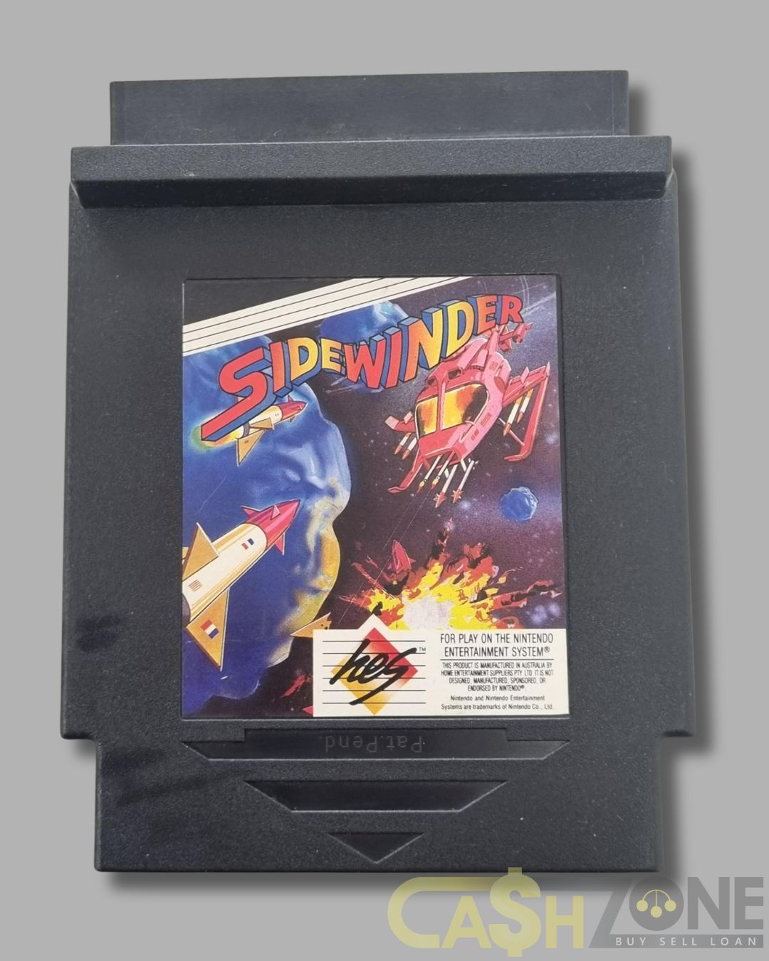 Sidewinder HES NES Game PAL