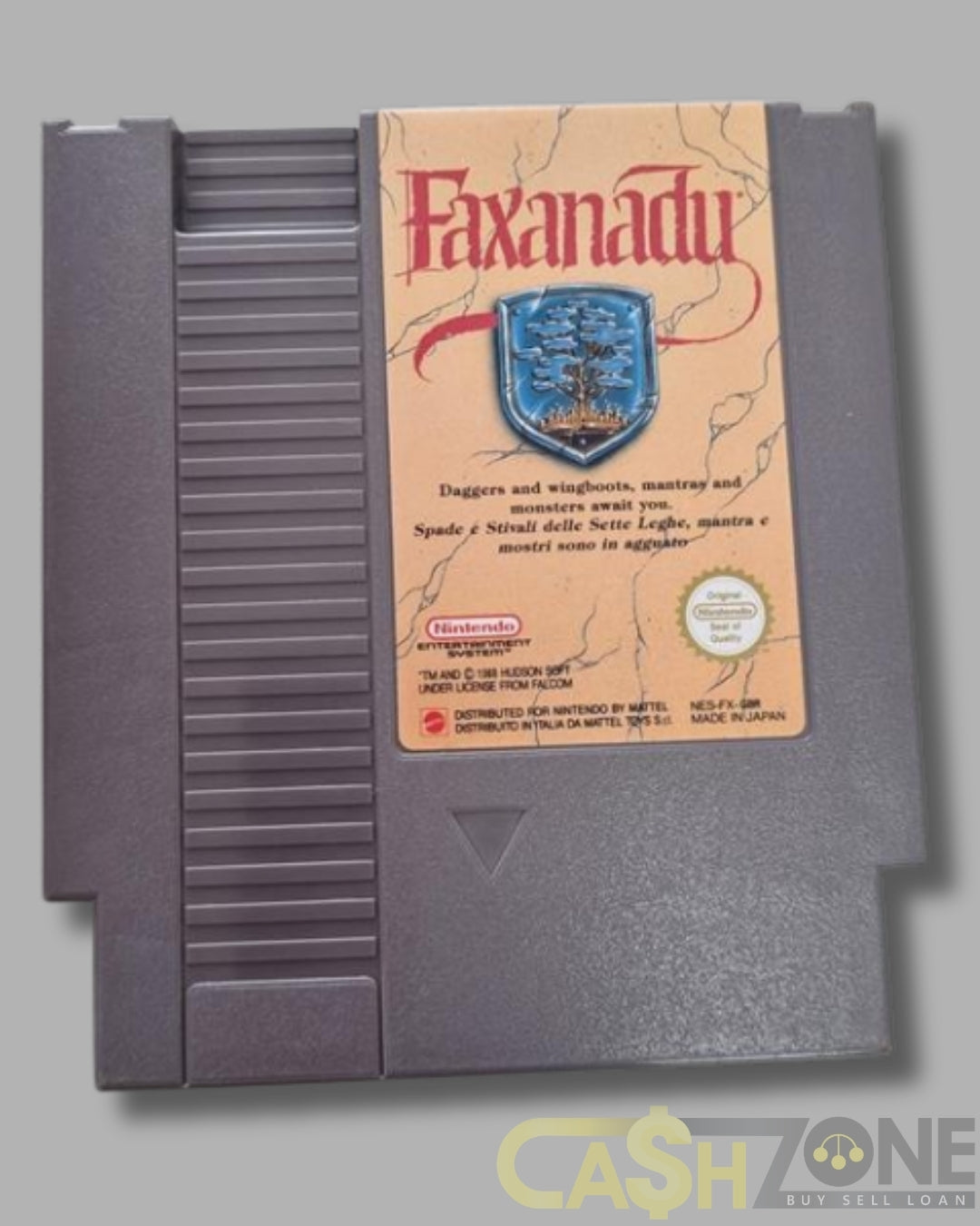 Faxanadu NES Game PAL