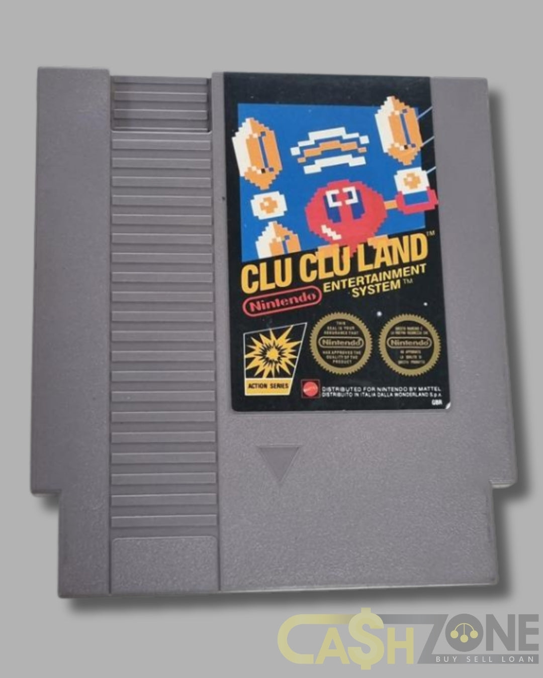 Clu Clu Land NES Game PAL