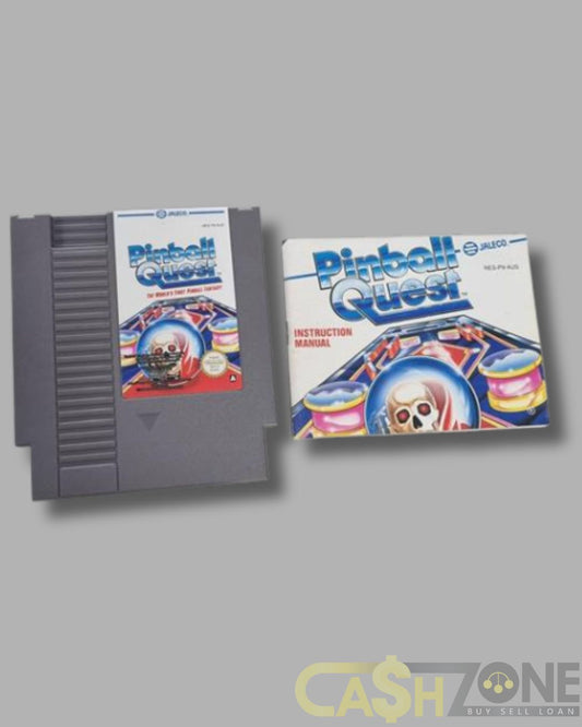 Pinball Quest NES Game PAL