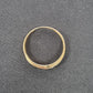 Ladies 9ct Yellow Gold Blue & Clear Stone Ring