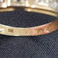 Ladies 9ct Yellow Gold Blue & Clear Stone Ring