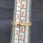 Ladies 9ct Yellow Gold Ring With Clear Stones