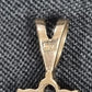 Ladies 9ct Yellow Gold Blue Stone Star Pendant