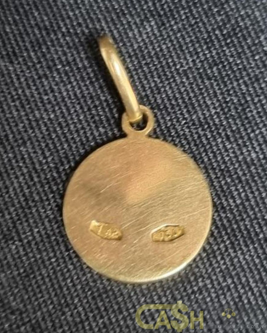 18ct Yellow Gold St. Christopher Pendant