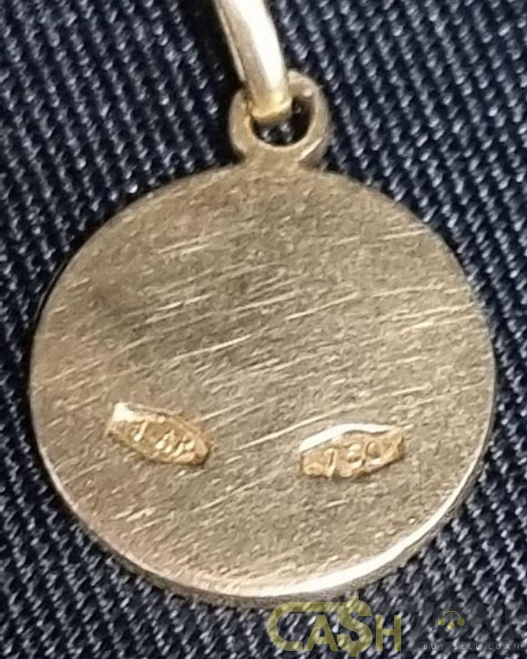 18ct Yellow Gold St. Christopher Pendant