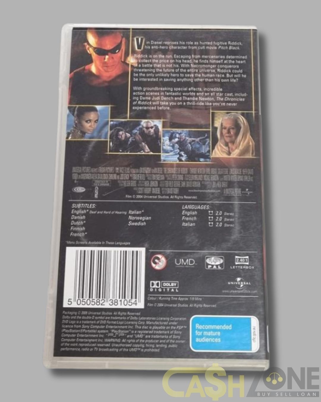The Chronicles Of Riddick PSP UMD