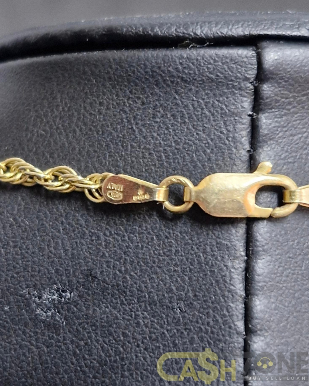 Ladies 9ct Yellow Gold 45cm Singapore Twist Chain
