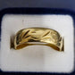 Ladies 18ct Yellow Gold Patterned Ring