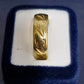 Ladies 18ct Yellow Gold Patterned Ring