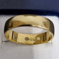 Ladies 18ct Yellow Gold Star Patterned Ring W/Clear Stones