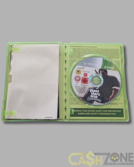 Grand Theft Auto: San Andreas Xbox 360 PAL