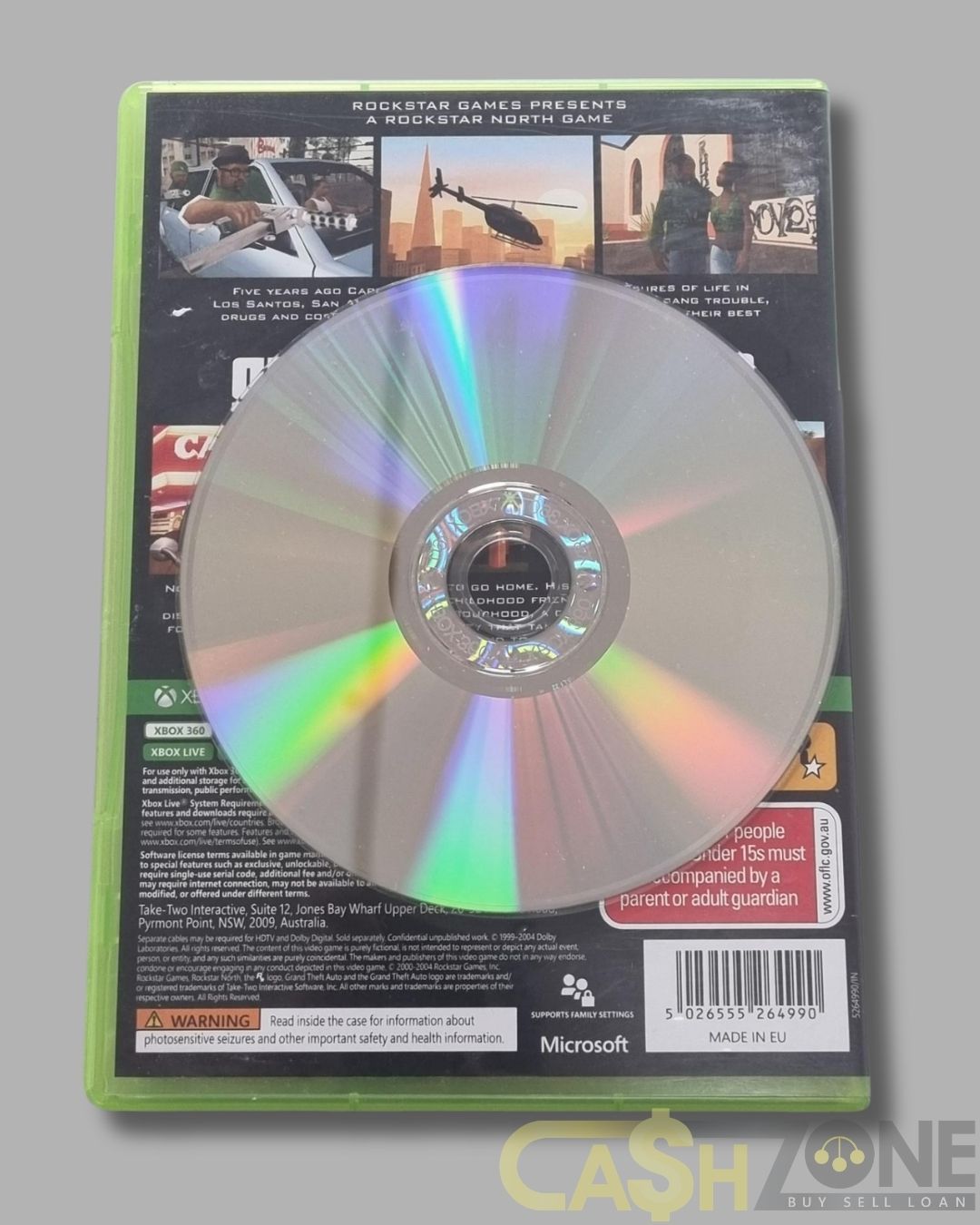 Grand Theft Auto: San Andreas Xbox 360 PAL