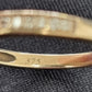 Ladies 9ct Yellow Gold Clear Stone Ring