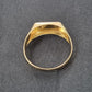 Men's 9ct Yellow Gold Clear Stone Ring