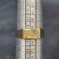 Men's 9ct Yellow Gold Clear Stone Ring